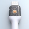 Dudao L9X 30W USB-C - Lightning Cable 1m - White