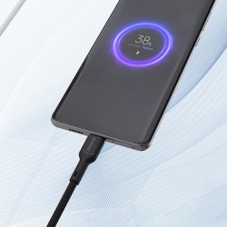 Dudao L9T 5A USB-A - USB-C Cable 1m - Black