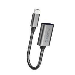 Dudao L15T OTG Adapter USB-C - USB-A - Gray