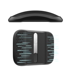 Magnetic case for AirTag - black