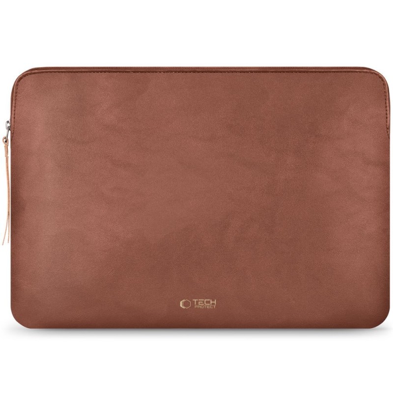 Tech-Protect Fleece Laptop Bag 13-14 - Brown