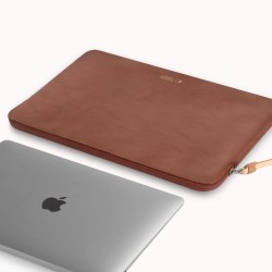 Tech-Protect Fleece Laptop Bag 13-14 - Brown