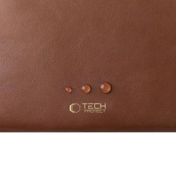 Tech-Protect Fleece Laptop Bag 13-14 - Brown