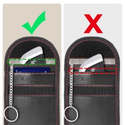 Tech-Protect KLR100 RFID Case - Black and Red