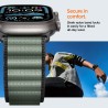 Strap Spigen WBF1 Strap for Apple Watch 44 / 45 / 46 / 49 mm - Black and Green