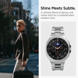 Spigen Modern Fit Band for Samsung Galaxy Watch 40/44/46 mm - Silver