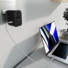 SBS Universal GaN Travel Adapter 70W 3xUSB-C 2xUSB-A with Case - Black