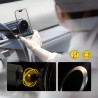 Wozinsky WCT5-Q6S2Y Car Holder with Qi/MagSafe 15W Inductive Charger for Ventilation Grill with Fan - Black