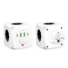 Tech-Protect PCL3x4 Power Strip, 2x USB-A, 2x USB-C, 3x AC Type Schuko - White