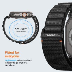 Strap Spigen WBF1 Strap for Apple Watch 44 / 45 / 46 / 49 mm - Black