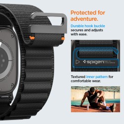 Strap Spigen WBF1 Strap for Apple Watch 44 / 45 / 46 / 49 mm - Black