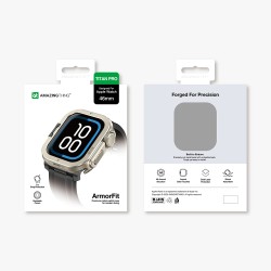 AmazingThing Titan Pro Metal Case for Apple Watch 11 46mm Aluminum - Titanium