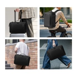 Tech-Protect Defender S50 Backpack for Ryanair & Wizzar, 20L Laptop - Black