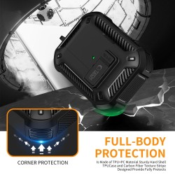 Tech-Protect Carbonox MagSafe case for AirPods Pro - black
