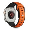 Tech-Protect IconBand Line Strap for Apple Watch 44 / 45 / 46 / 49 mm - Black and Orange
