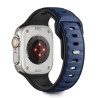 Tech-Protect IconBand Line Strap for Apple Watch 44 / 45 / 46 / 49 mm - Black and Navy Blue
