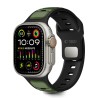 Tech-Protect IconBand Line Strap for Apple Watch 44 / 45 / 46 / 49 mm - Black and Green