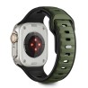 Tech-Protect IconBand Line Strap for Apple Watch 44 / 45 / 46 / 49 mm - Black and Green