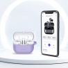 Tech-Protect Silicone Hook Case for Samsung Galaxy Buds 3 / 3 FE / 3 Pro - Purple