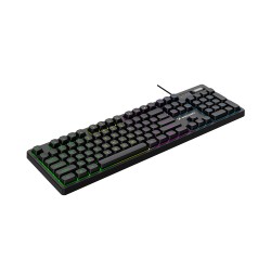 Wozinsky WKG-200 RGB Membrane Gaming Keyboard with Scroll Wheel - Black