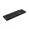 Wozinsky WKG-200 RGB Membrane Gaming Keyboard with Scroll Wheel - Black