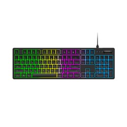 Wozinsky WKG-200 RGB Membrane Gaming Keyboard with Scroll Wheel - Black