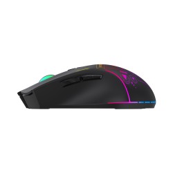 Wozinsky WMGB-3200 Wireless Optical Gaming Mouse with Built-in Rechargeable Battery 3200 DPI with RGB Lighting - Black
