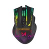 Wozinsky WMGB-3200 Wireless Optical Gaming Mouse with Built-in Rechargeable Battery 3200 DPI with RGB Lighting - Black