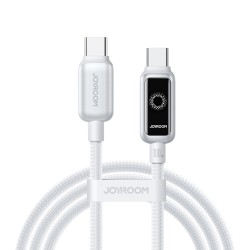 Joyroom S-A55 StarFlight 100W USB-C - USB-C Cable 1.2m - White