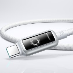 Joyroom S-A55 StarFlight 100W USB-C - USB-C Cable 1.2m - White