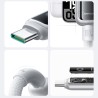 Joyroom S-A55 StarFlight 100W USB-C - USB-C Cable 1.2m - White