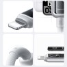 Joyroom S-A55 StarFlight 30W USB-C - Lightning cable 1.2m - white