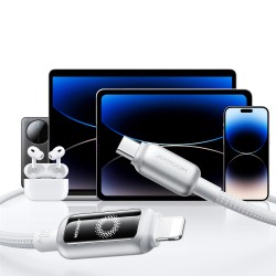 Joyroom S-A55 StarFlight 30W USB-C - Lightning cable 1.2m - white