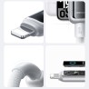 Joyroom S-A55 StarFlight 3A USB-A - Lightning cable 1.2m - white