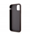 Guess GUHCN61P4TDSCPW Case for iPhone 11 / Xr - Brown Crossbody 4G Metal Logo