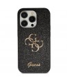 Guess GUHCN61HG4SGK case for iPhone 11 / Xr - black Glitter Script Big 4G