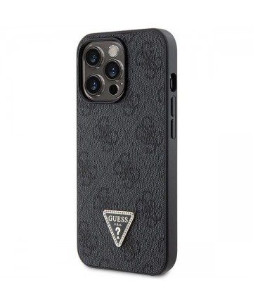 Guess GUHCP13LP4TDSCPK Case for iPhone 13 Pro / 13 - Black Crossbody 4G Metal Logo