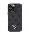 Guess GUHCP13LP4TDSCPK Case for iPhone 13 Pro / 13 - Black Crossbody 4G Metal Logo