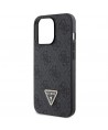 Guess GUHCP13LP4TDSCPK Case for iPhone 13 Pro / 13 - Black Crossbody 4G Metal Logo
