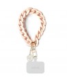 Guess GUOUCBMC4MP Universal Big Hand Strap case - pink Acrylic 4G Charm
