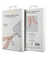 Guess GUOUCBMC4MP Universal Big Hand Strap case - pink Acrylic 4G Charm