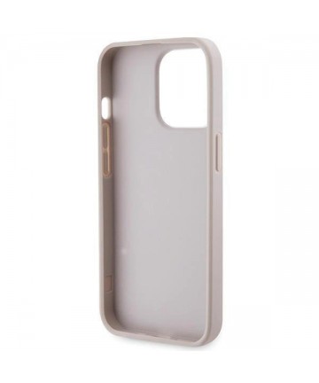 Guess GUHCP13LP4TDSCPP case for iPhone 13 Pro / 13 - pink Crossbody 4G Metal Logo