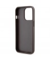 Guess GUHCP13LP4TDSCPW Case for iPhone 13 Pro / 13 - Brown Crossbody 4G Metal Logo