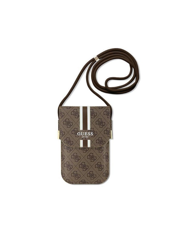 Guess GUOWBP4RPSW handbag - brown 4G Stripes