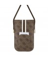 Guess GUOWBP4RPSW handbag - brown 4G Stripes