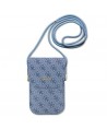 Guess GUOWBP4SNSB handbag - blue 4G Metal Script Logo