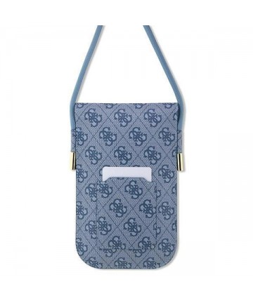 Guess GUOWBP4SNSB handbag - blue 4G Metal Script Logo