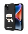 Karl Lagerfeld Silicone Karl's Head MagSafe case for iPhone 14 Plus - black