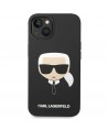 Karl Lagerfeld Silicone Karl's Head MagSafe case for iPhone 14 Plus - black