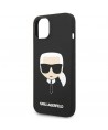 Karl Lagerfeld Silicone Karl's Head MagSafe case for iPhone 14 Plus - black
